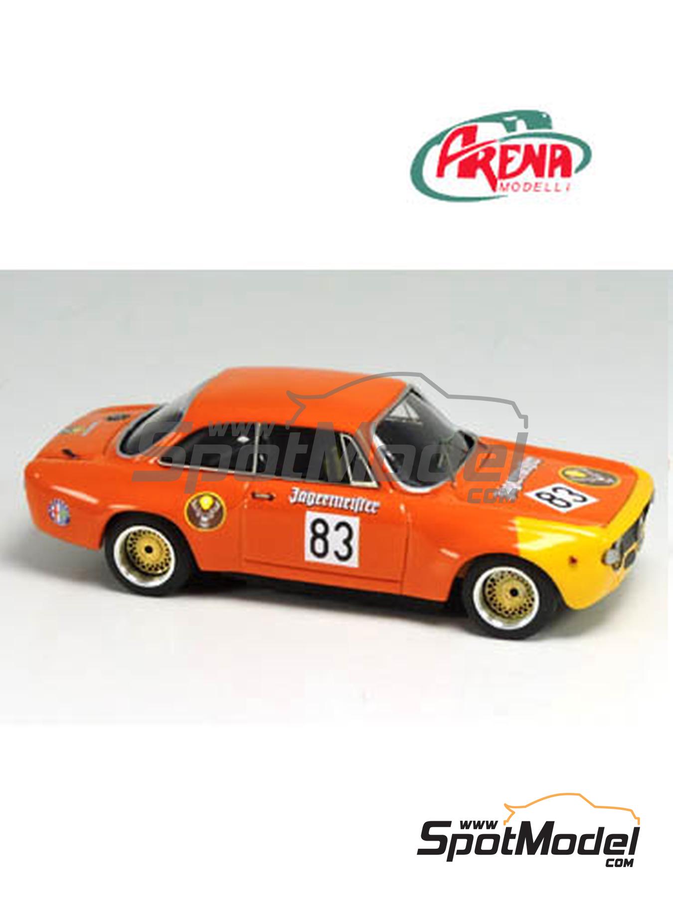 SCALA43 1／43アルファロメオGTAJイェーガーマイスターDRM1972 Arena Modelli ARE1046: Car scale model kit 1/43 scale - Alfa Romeo